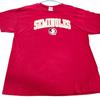Gildan Florida State University Seminoles Graphic Mens XL Red FSU NCAA Unisex T-Shirt