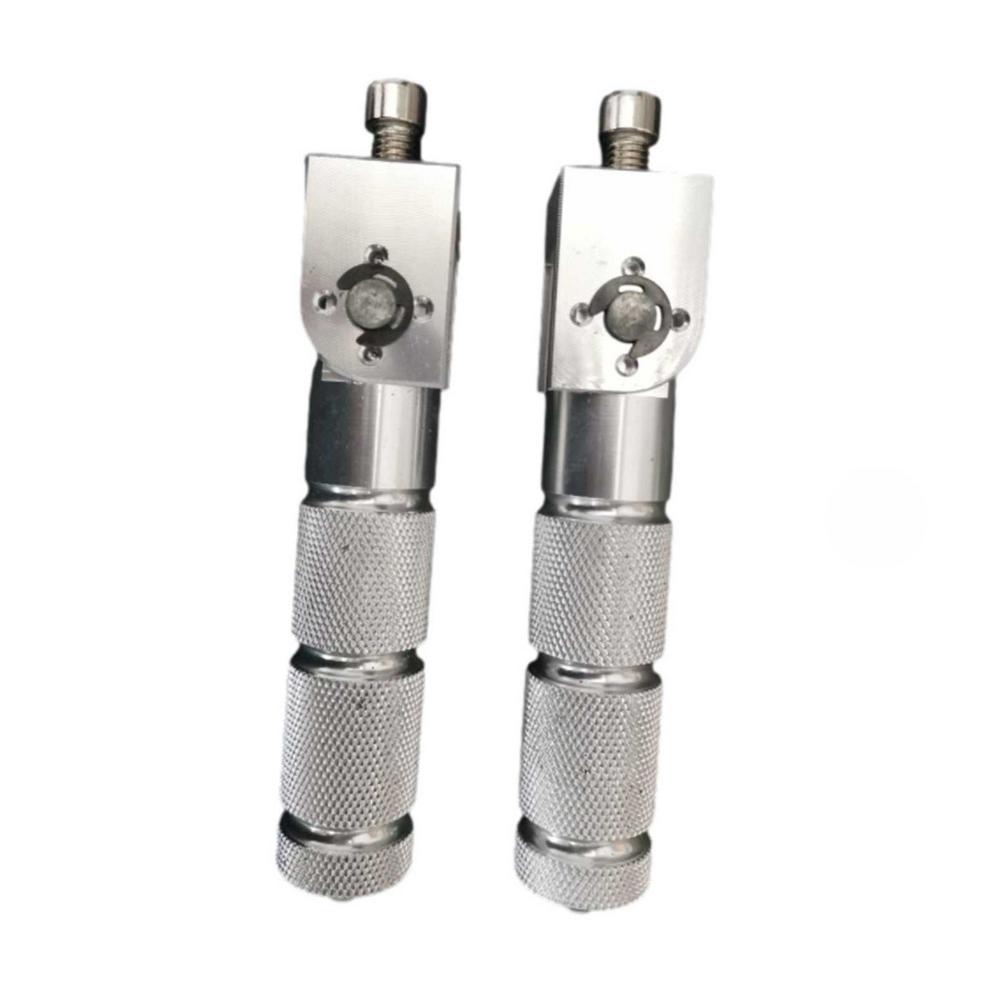 8MM Universal Folding Rear Passenger Footpegs Motorcycle Foot Rest Pegs Pedal Rearset Footrest Pad Set Motor Scooter Accessory