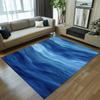 Modern Blue Wave Living Room Rug Carpet Mat Home Decoration Non Slip Floor Mat Nordic Style Area Rug Sofa Carpet Bedroom