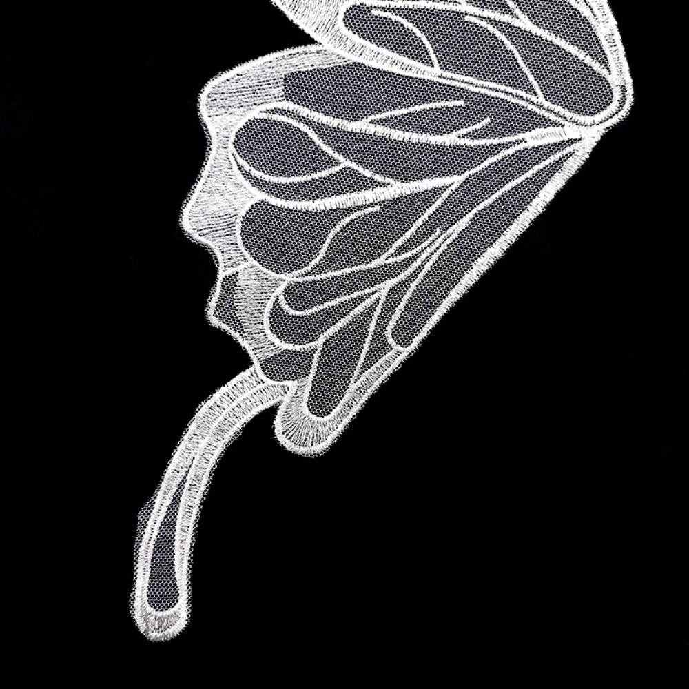Lace Fabric Butterfly Wings Patch Organza 3D Wings Patch Butterfly Wings Appliques  Garment Sewing