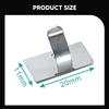 15 Cable Clips, Fixings, Easy Installation, Electrical Management Brackets.