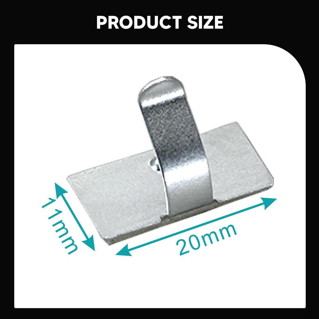 15 Cable Clips, Fixings, Easy Installation, Electrical Management Brackets.