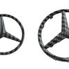 52/57mm ABS Car Steering Wheel Emblem Sticker Accessories For Mercedes Benz AMG GLC CLA GLK W166 W203 W206 W246 W176 W177 W205