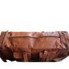 Real Brown Leather Duffle Bag Sports Gym Bag weekend Travel chokor Luggage