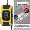 Car Battery Charger, 12V 7A Lead-acid Batteries Charger, LCD Display Smart Battery Maintainer