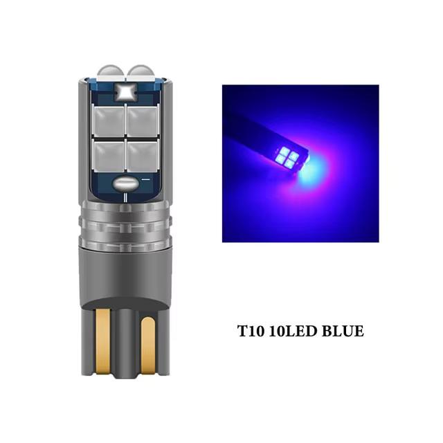 1x T10 W5W LED Canbus 12V 24V Led Bulbs 10SMD 194 168 Auto Car Interior Light Plate Dome Reading Lamp Clearance Light