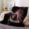 Darts Board With Arrows Blanket With Customizable Name Four Seasons Comfortable Shawl Blanket Suitable For Home Travel Camping Office Decoration