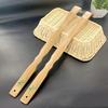 1PCS 46cm Long Durable Bamboo Wooden Massager - Back Scratcher, Wooden Body Roller Stick, Backscratcher, Body Massage Stick