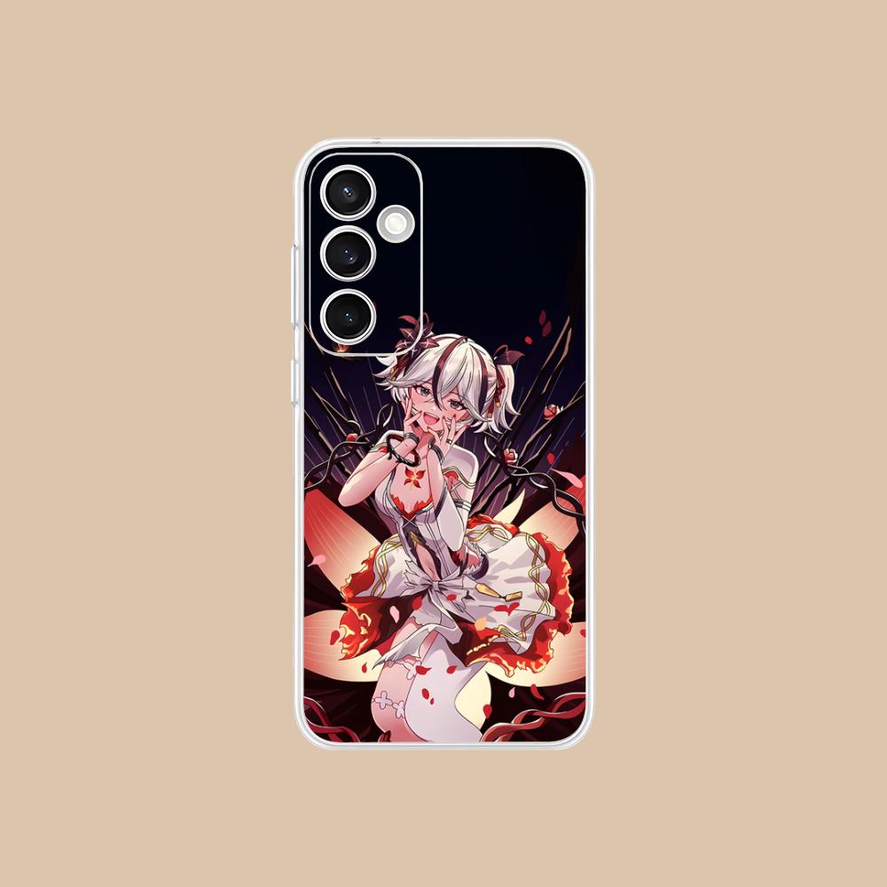 Wuthering Waves Camellya Phone Case for Samsung Galaxy S25 S24 S23 S22 S21Plus FE Ultra Clear Colorful Cover Cellphones Pretty
