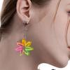 Blumenanhänger Silikonformen mit Loch Harzform für Schlüsselanhänger Ohrringherstellung Schmuck Silikonform für Epoxidharz