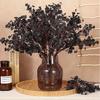 10PCS Artificial Plants Long Baby's Breath Christmas Decor Vase for Home Wedding Bridal Festival DIY Party Fake Plastic Flowers