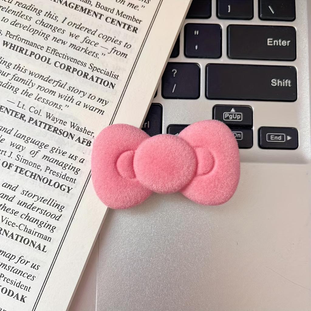 Charming Pink Bow Hairpin, Perfect for Daily Wear, Designed for Women As A Cute Hair Accessory