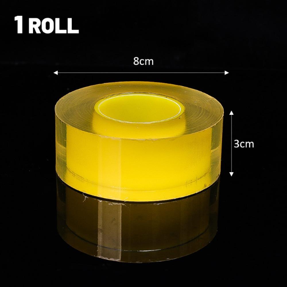 1/1,5/2/3cm PVC Schmuck Schutzfolie Transparente Adsorptionsfolie Neues Klebstofffreies Klebeband