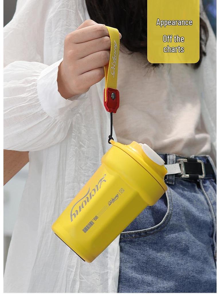 Insulated 316 Stainless Steel Coffee Cup for Students - Ideal for Outdoors, Car Use, and Gifting