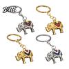 Elephant Shape Keychain Zinc Alloy Keychain  Animal Car Key Ring Holder  Hanging Bag Ornament Handbags Backpacks Charm Decorative Accessory