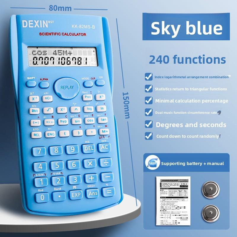 Calculator Student Scientific for Exams Accounting Functions Electronic Computer Primary School Grade Four CPA Special Use