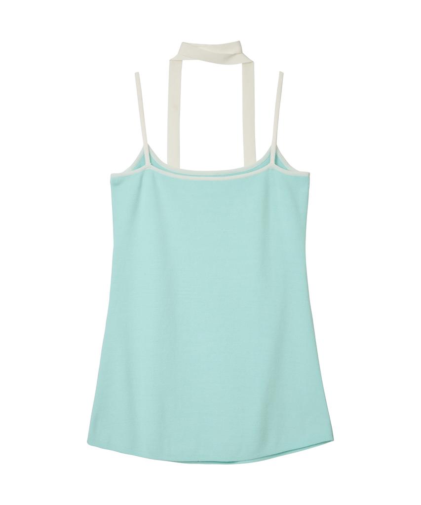 Er Er Colorblock Knit Dress Mint