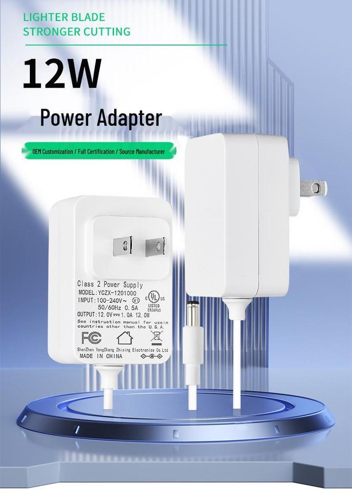 12V 1A/2A/3A Power Adapter & 5V 1A/2A/12V 2A/5A Cable for Fan/Router