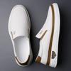Men's Handmade Genuine Leather Casual Shoes 2025 New Luxury Brand Loafers Man Flats Comfortable Slip On Driving Shoes Moccasins