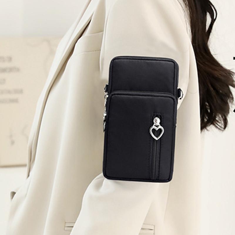 Genți Crossbody mici de înaltă calitate pentru femei, multifuncționale, impermeabile, din nailon, genți de umăr, pentru telefonul mobil, genți de sport Messenger