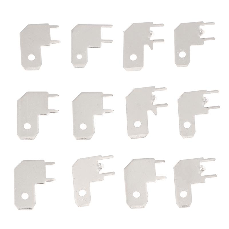 50Pcs 4.8/6.3 Flag-Shaped Inserts Pcb Circuit Board Insert Pcb L-Shaped Corner Solder Thickness 0.8Mm Welding Sheet