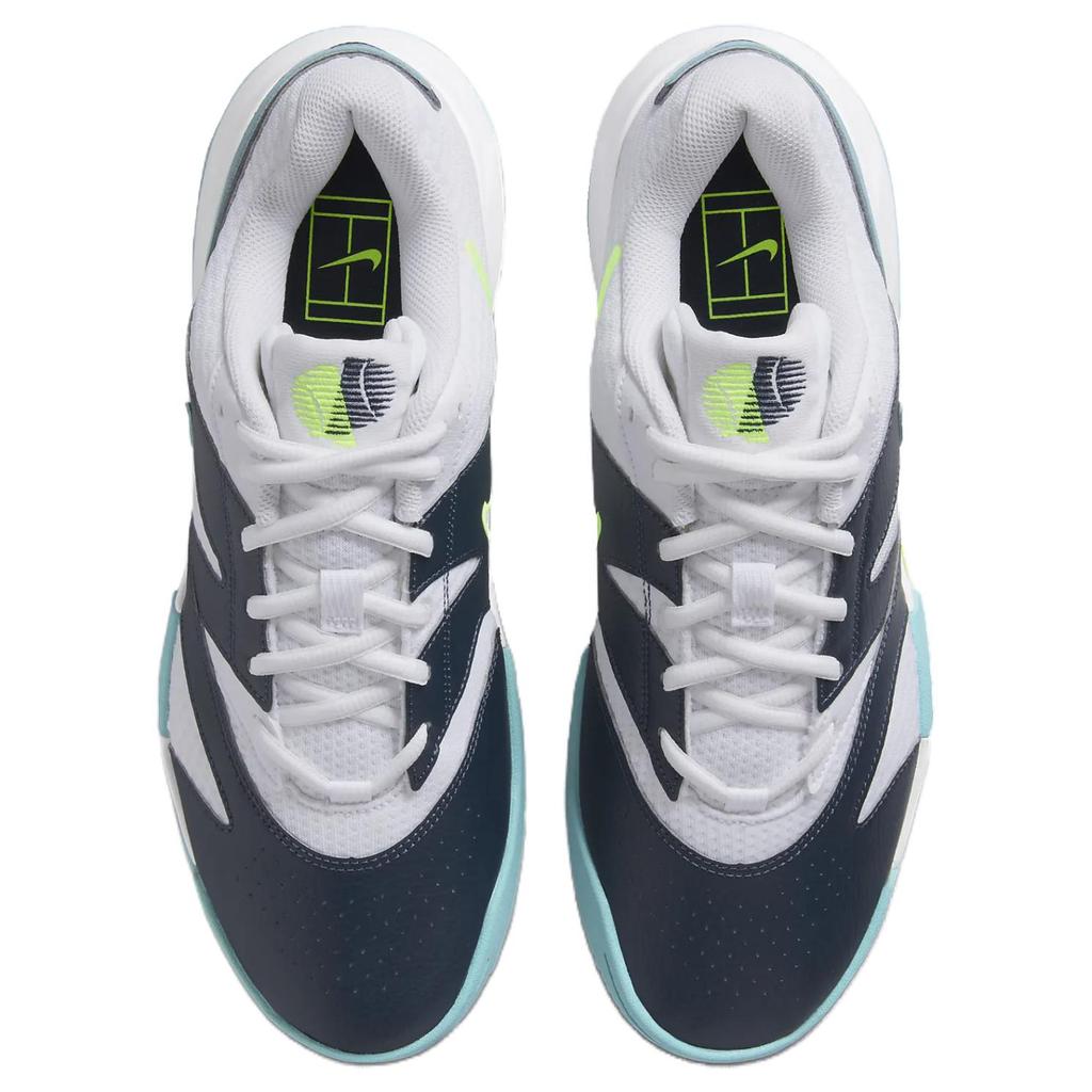 New Nike Court Lite 4 Abrasion Resistant Low Top Tennis Shoes Men's White Blue FD6574-101