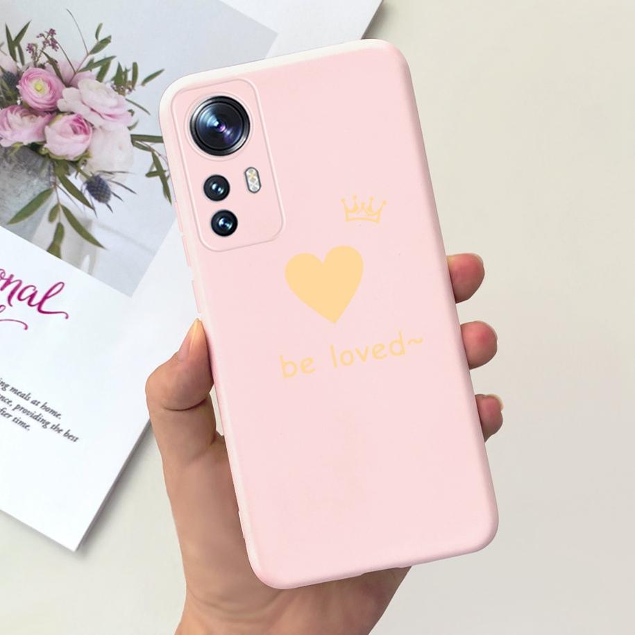 For Xiaomi 12 Case Mi 12X Cover Luxury Flower Cartoon Slim Soft Silicone TPU Back Cover For Xiaomi 12 Pro Funda Mi 12 Ultra Capa