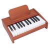 Children Electronic Piano 25 Keys with Sticker Multiple Sound Modes Wooden Kids Piano Musical