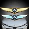 Car Front Hood Emblem Chromed Badge Sticker for Lancer ASX L200 Pajero Outlander Eclipse Mirage Exterior Accessories QC3