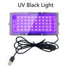 LED UV Flood Light 395nm USB 5V Ultraviolet Stage Light 50W 100W LED Stage Black Light Waterproof Disco