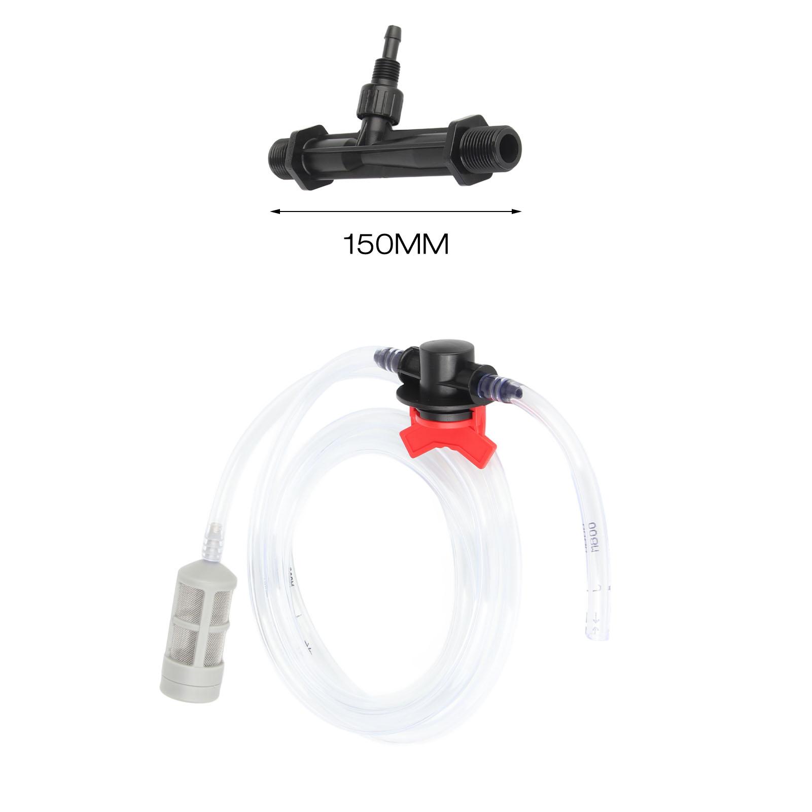 

Пластиковый инжектор для удобрений, эффективный с капельным орошением и трубкой для воды, инжектор для удобрений для газона, сада, теплицы 1/2 Inch