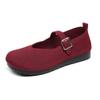Old Beijing spring new women's casual shoes flying woven shoes breathable casual shoes non-slip versatile women's single shoes