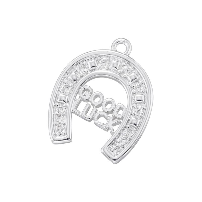 ZHUKOI Western Cowboy Desert Metal Pendant Golden Plated with CZ Stone Jewelry Accessories :VD1757-VD1765