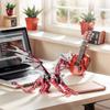 LONGPIN 3D Metal Dragon Puzzle for Adults, 3D Model Assembly Kit Interior GoodsOffice DecorGift Compatible Mechanical Engineering Design (Red)