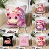 MINISO Pokemon Slowpoke Cute Pillow Case Fashion Square Pillowcase Bedroom Sofa Room Ins Decoration Leisure Cushion Cover