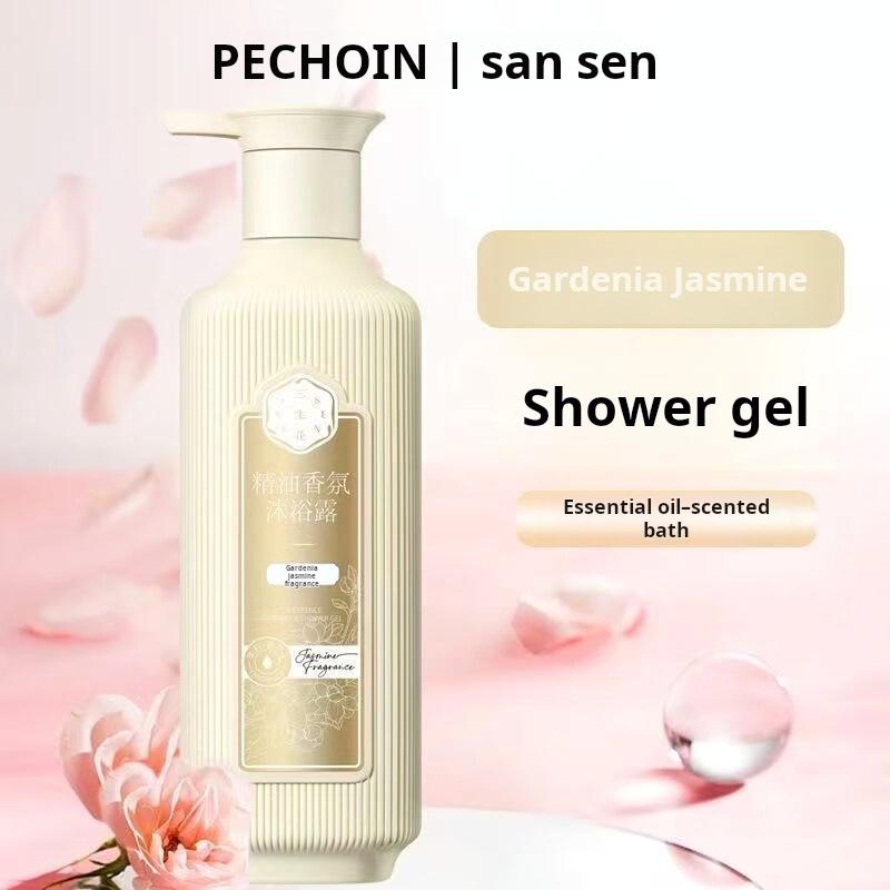 Baique Ling San Sheng Hua Essential Oil Fragrance Skincare Shower Gel 500ml (Jasmine Moisturizing) 500ml