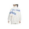 Nike Letter Logo Print Fleece Stand Collar Long Sleeve Jacket Women Jacket Ivory FB1821-118