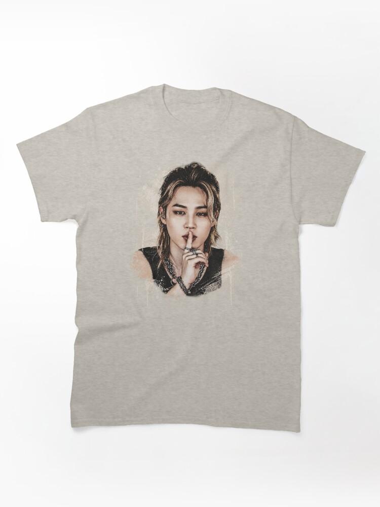 South Park BTS Jimin Ticho Vintage Grunge Grafické Klasické Unisex Tričko