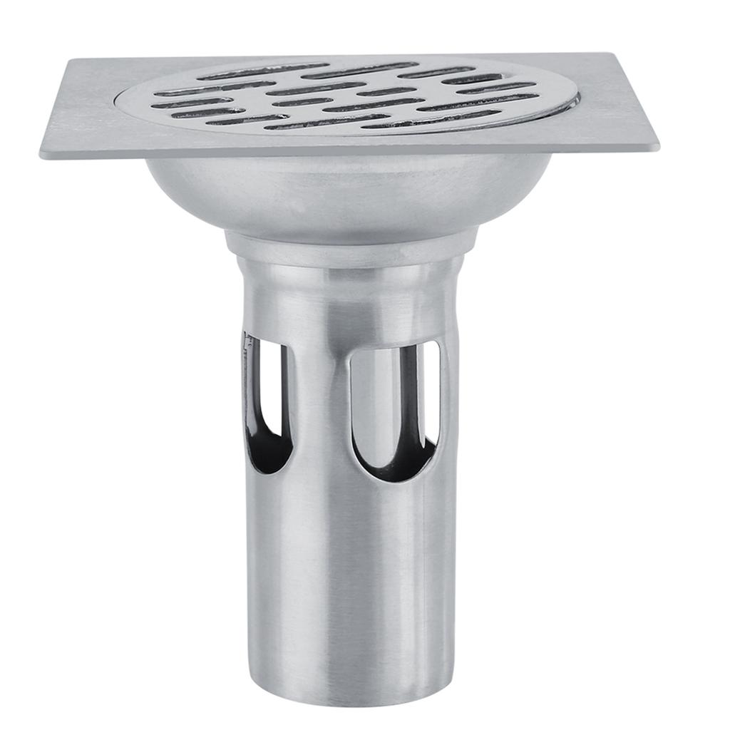 Thickened Stainless Steel Home Bathroom Shower Kitchen Anti Odor Floor Drain Waste Grate
