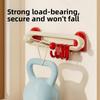 Wall Rotating Sliding Hooks Waterproof Kitchen Storage Hooks Practical Wall Towel Hooks  Kitchen