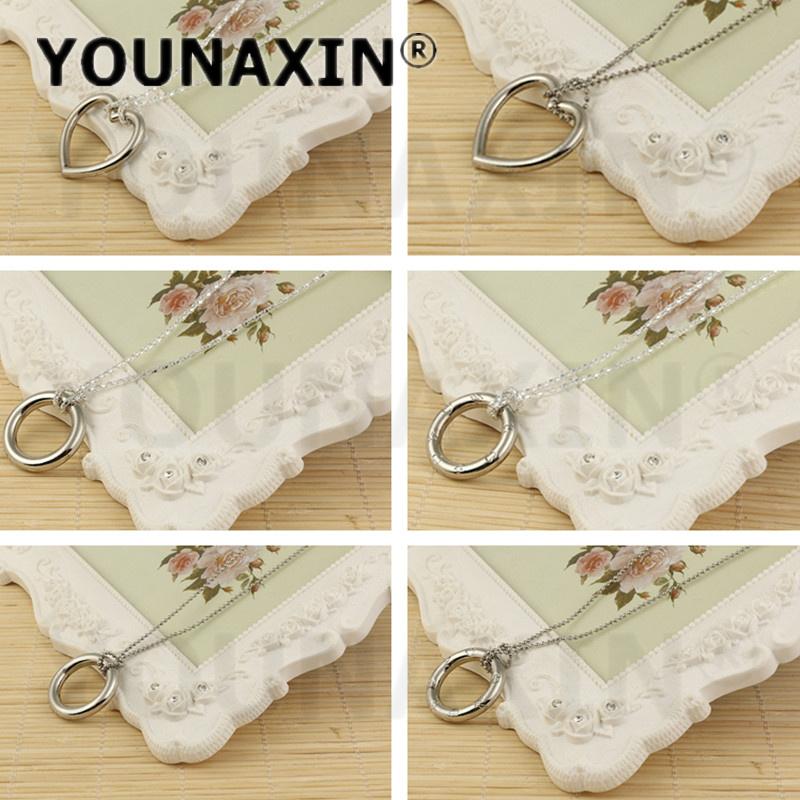 Child Magician Magic Tricks Magic Props Magic Toys Silver Color Bead Chain Ring Round Heart-shaped Necklace Birthday Gift Valentine's Day Gift