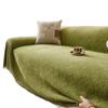 Couch Cover Luxurious Chenille Sofa Covers with Elegant Fringe Texture Heavyweight Cozy Blanket for Couch Bed Decor s005