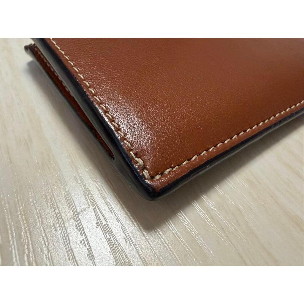 Used CELINE Fragment Case, Brown, Triomphe Canvas, Camel, Wallet