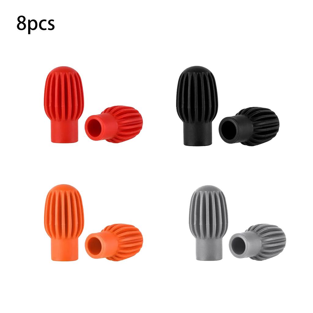 Miwayer 2/4/8pcs Shelf Drum Mute Silicone Sleeve/Weakness Muffler Contact Tips/for Percussion Instrument Accessories