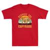 Respect The Capybara Funny Capybara Quote Retro Sunset Vintage Unisexs Tshirt Tee