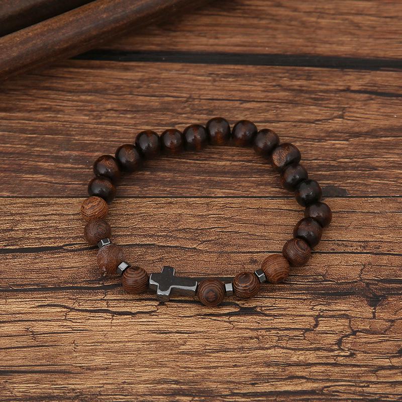 2025 Retro Gewebtes Leder & Perlen DIY Armband Set für Männer