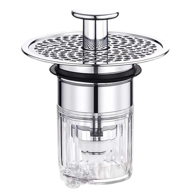 Pop-Up Basin Drain Stopper with Filter