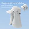 Sun Protection Mask With Breathable Ice Silk Fabric For Outdoor Activities