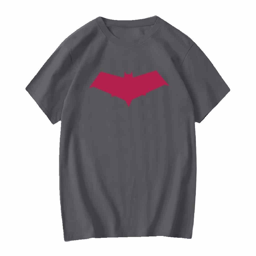 Red Hood Symbol Jason Todd T Shirt Black Long or Short Sleeves Vintage Washed Unisex Homme Fashion Tee Y2K