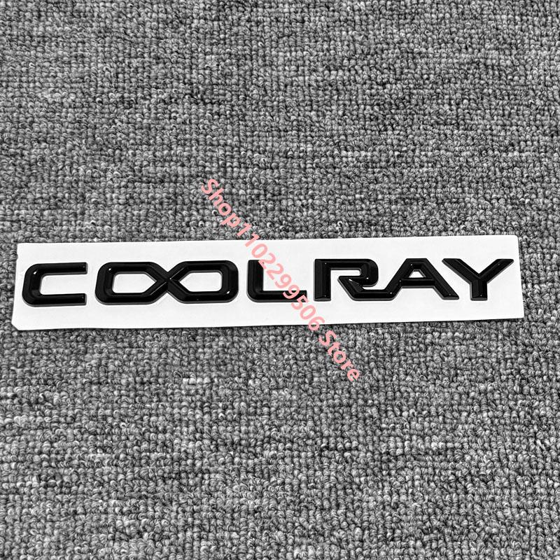 

COOLRAY letter badge car stickers For Geely coolray refitted black personalized logo rear boot label trunk side door parts